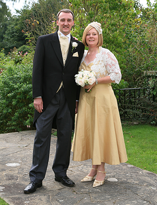 Bespoke lace wedding dress